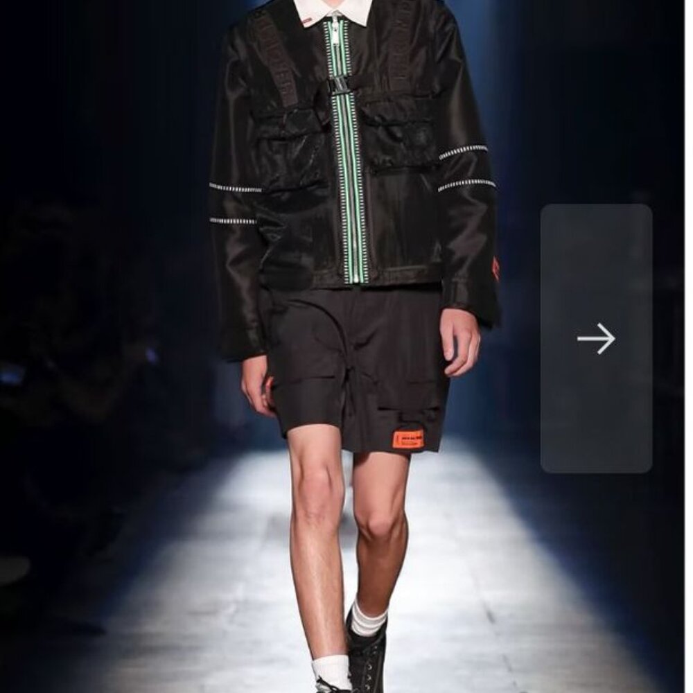 Runway S/S 2020: Heron Preston Utility Zip-Up Jacket
